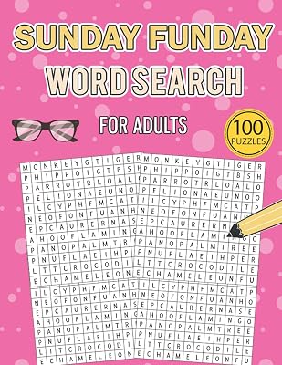 Sunday Funday Word Search Puzzles