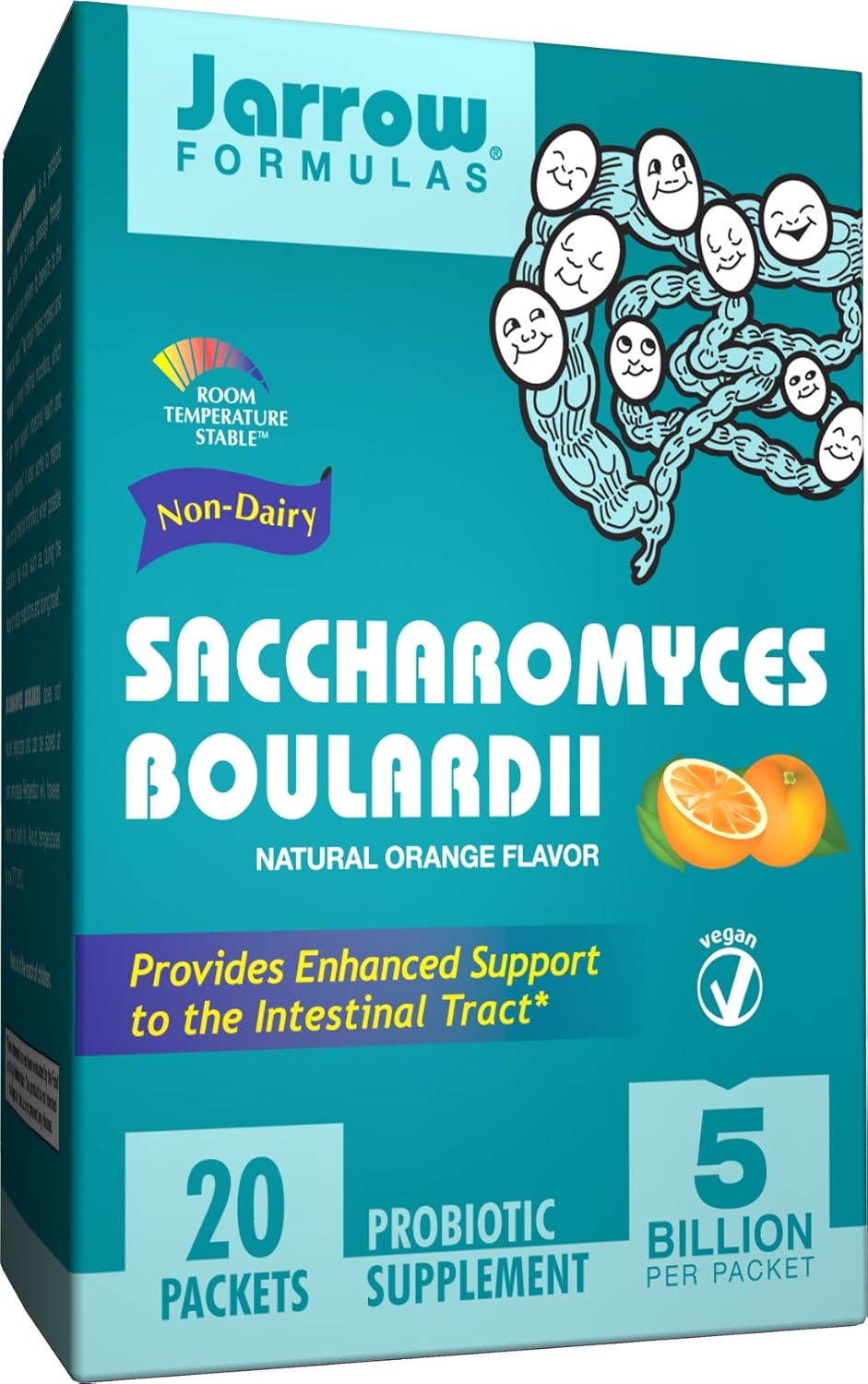 

Saccharomyces Boulardii, 5 Billion Organisms Per Packet, 20 Count (Cool Ship, Pack of 3)