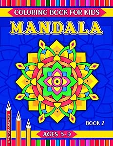 Mandala coloring book for kids ages 5-9: 31 pages with easy and advanced geometric, animal and flower mandalas for everyday coloring by Victoria Chukalina