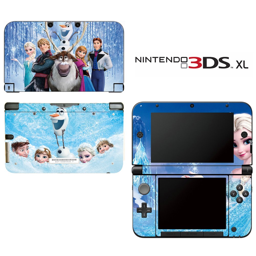 

Frozen Decorative Video Game Decal Cover Skin Protector for Nintendo 3DS XL