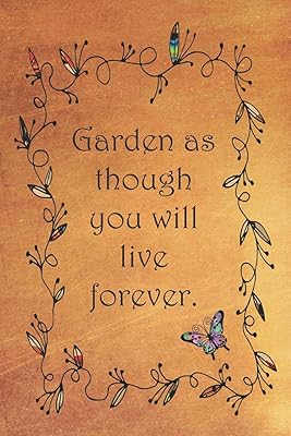 Garden as though you will live forever.: Dot Grid Paper
