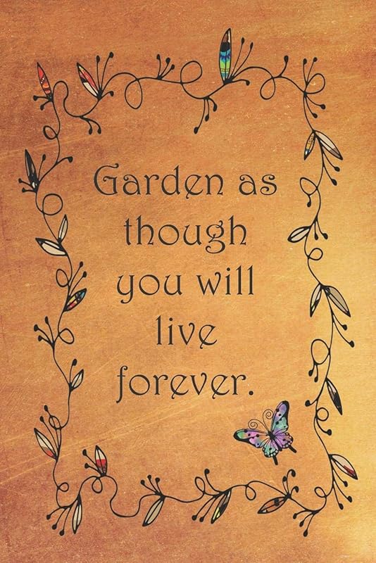 Garden as though you will live forever.: Dot Grid Paper by Sarah Cullen