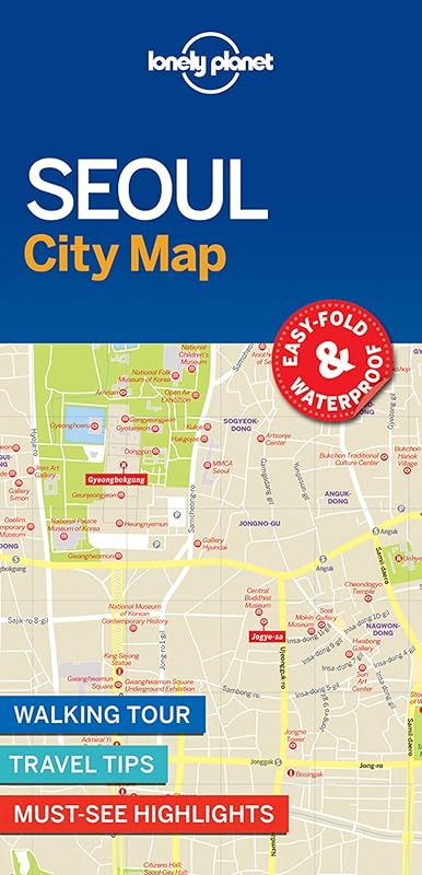 Lonely Planet Seoul City Map 1 by Lonely Planet