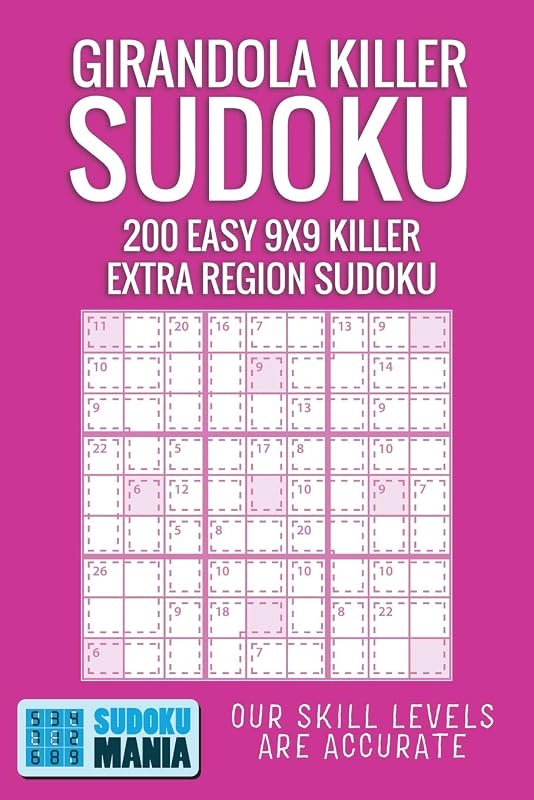 Girandola Killer Sudoku: 200 Easy 9x9 Killer Extra Region Sudoku by Sudoku Mania