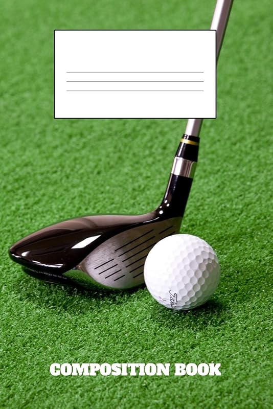 Composition Book: Mini Golf Composition Book Wide Ruled by Creative Publishing Press