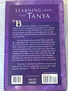 Learning From the Tanya: Volume Two in the Definitive Commentary on the Moral and Mystical Teachings of a Classic Work of Kabbalah