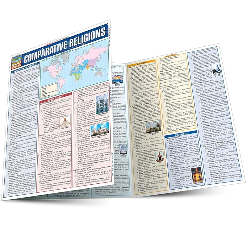 Comparative Religions (Quickstudy Reference Guides - Academic) by Inc. BarCharts