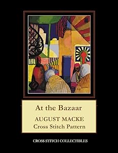 At the Bazaar: August Macke Cross Stitch Pattern