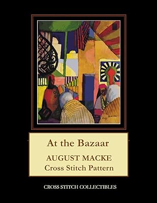 At the Bazaar: August Macke Cross Stitch Pattern