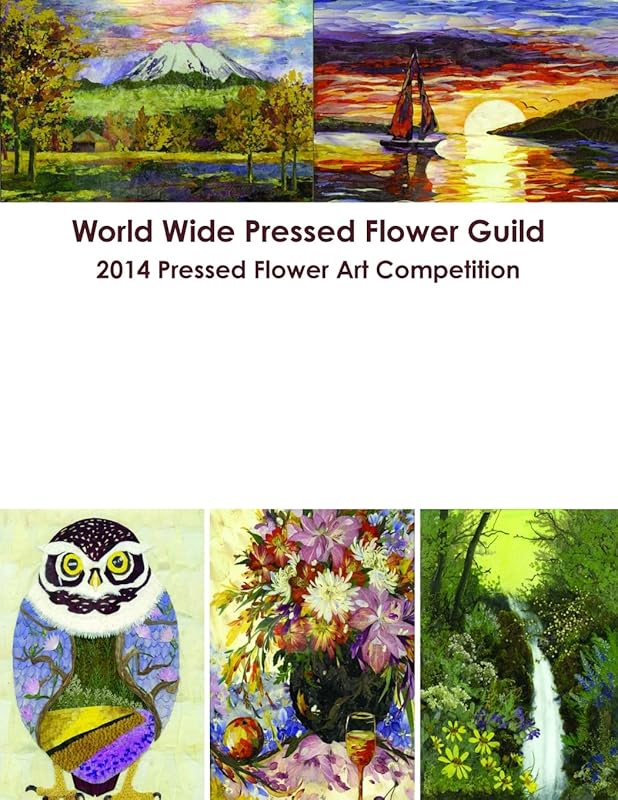 World Wide Pressed Flower Guild 2014 Pressed Flower Art Competition by Kate Chu