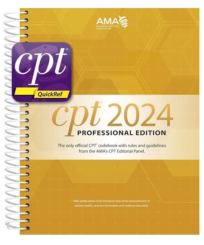 CPT Professional 2024 and CPT Quickref App Bundle by American Medical Association