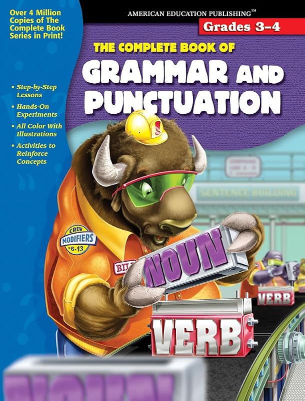 Complete Book of Grammar and Punctuation, Grades 3 - 4 by American Education Publishing