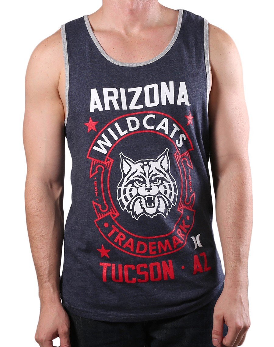 

Hurley University Of Arizona Wildcats Trademark Men's Navy Tank Top