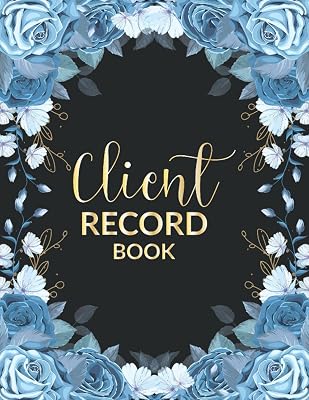 Client Record Book: Client Profile Log Book with A-Z Alphabetical Tabs, Keep Track of Client Number, Information, Date/Time, Service, Amount and, Notes