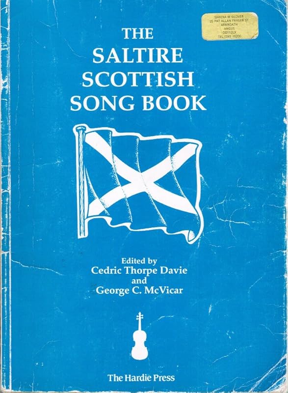 The Saltire Scottish Song Book by Hardie Press