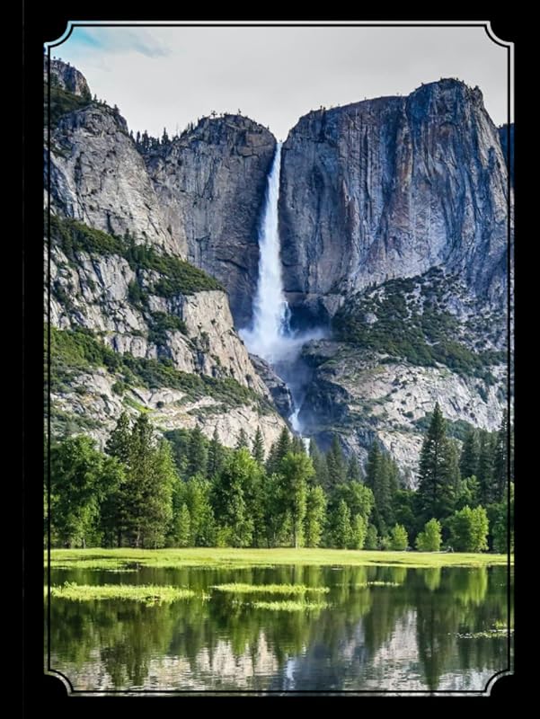 Guest Book : Visitor Log Book : Yosemite National Park Vacation Theme: Holiday Home Beach Lake Cabin Snow Chalet Rental Premium Guestbook by Tradewind Creative