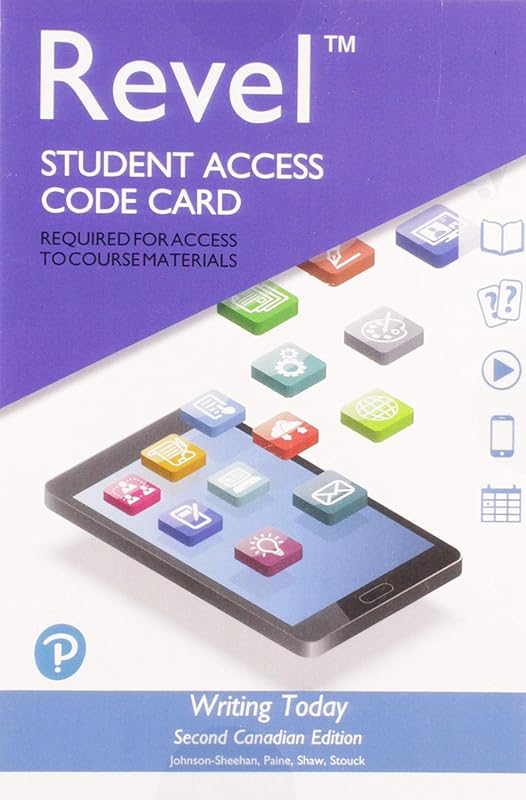 Revel for Writing Today, Second Canadian Edition -- Access Card by Richard Johnson-Sheehan
