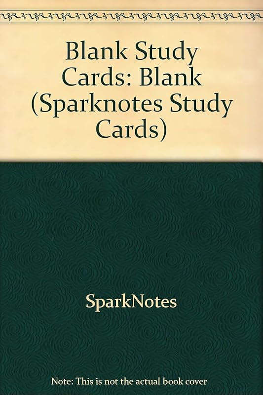 Blank Study Cards (SparkNotes Study Cards) by SparkNotes