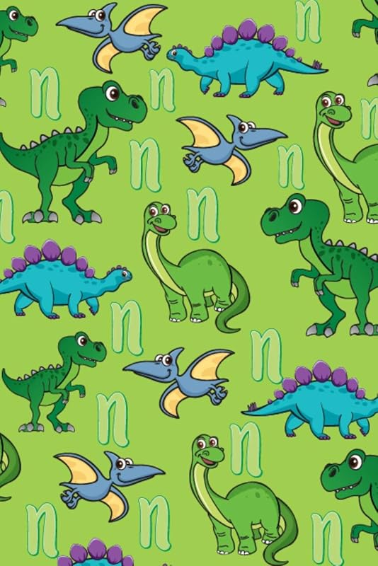 N: Dinosaur Alphabet Practice Writing Book for Kids by Dream Darling Journals