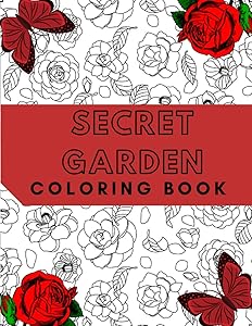 Secret Garden Coloring Book: For Adults Relaxation Magical Scenes Stress Relief by Golden Pencil
