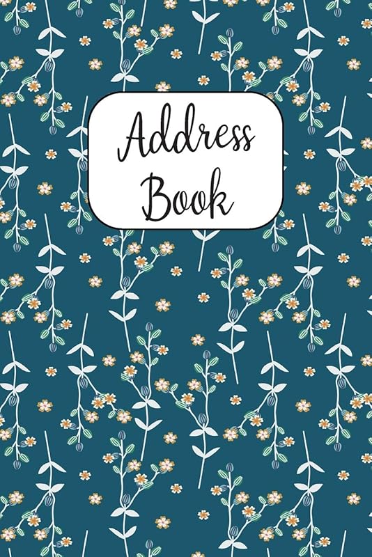 Address Book: Cute Address Book with Alphabetical Organizer, Names, Addresses, Birthday, Phone, Work, Email and Notes (6x9 Size Address Book) by Aero Creations