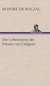 Die Geheimnisse Der Furstin Von Cadignan (German Edition)