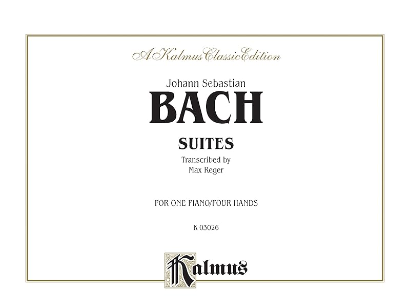 Suites: Comb Bound Book (Kalmus Edition) by Johann Sebastian Bach