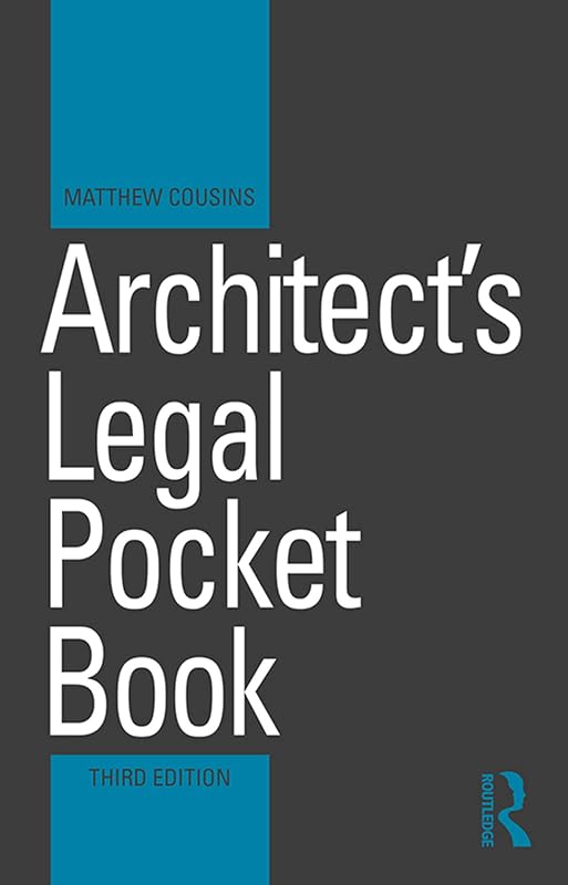 Architect's Legal Pocket Book (Routledge Pocket Books) by Matthew Cousins