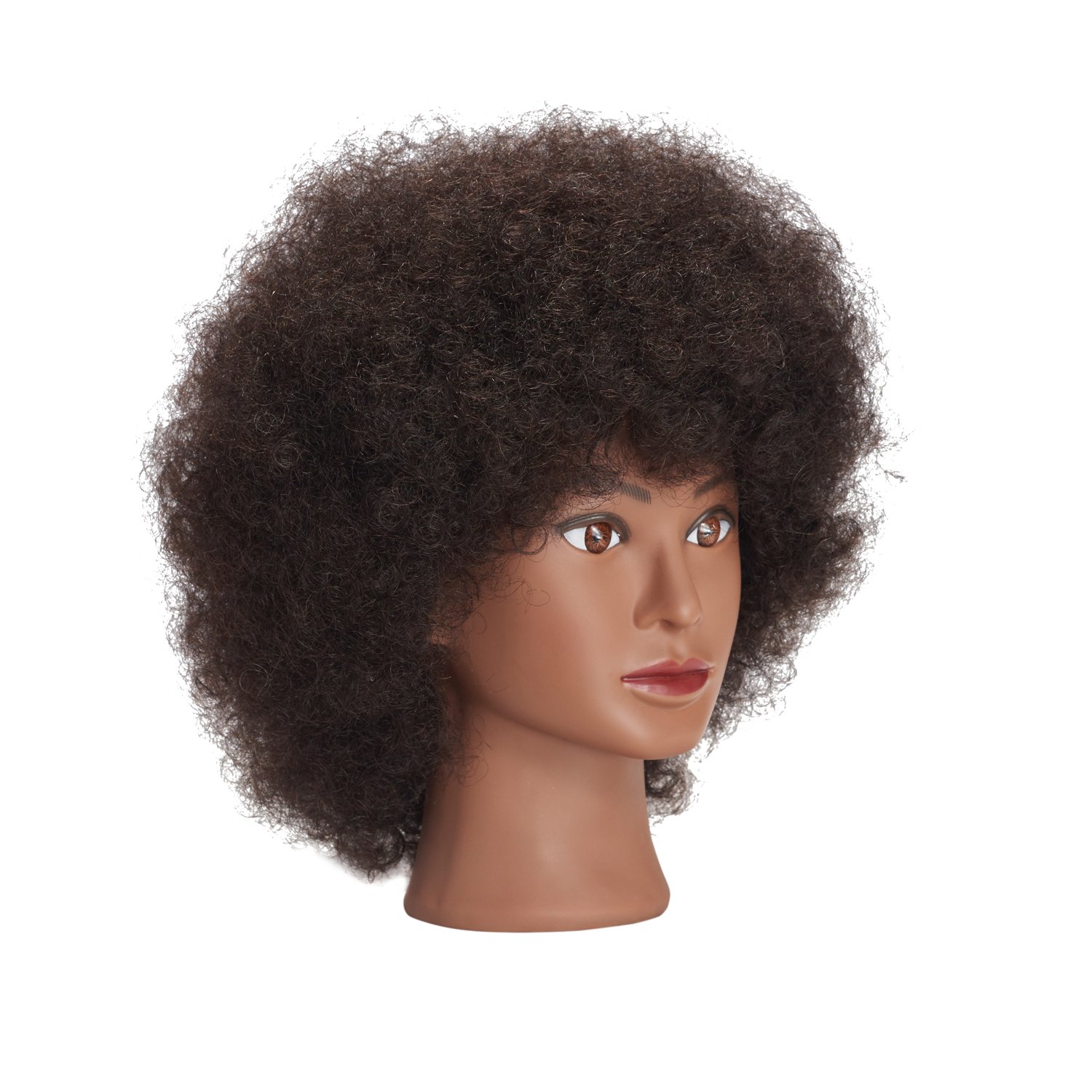 Frisierkopf Mit 100% Echthaar Für Friseurtraining Und Styling_voghion.com
