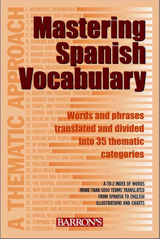 Mastering Spanish Vocabulary: A Thematic Approach (Mastering Vocabulary Series) (English and Spanish Edition) by Jose Maria Navarro