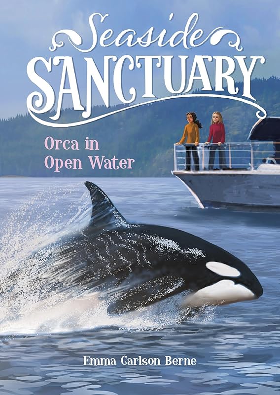 Orca in Open Water (Seaside Sanctuary) by Emma Bernay
