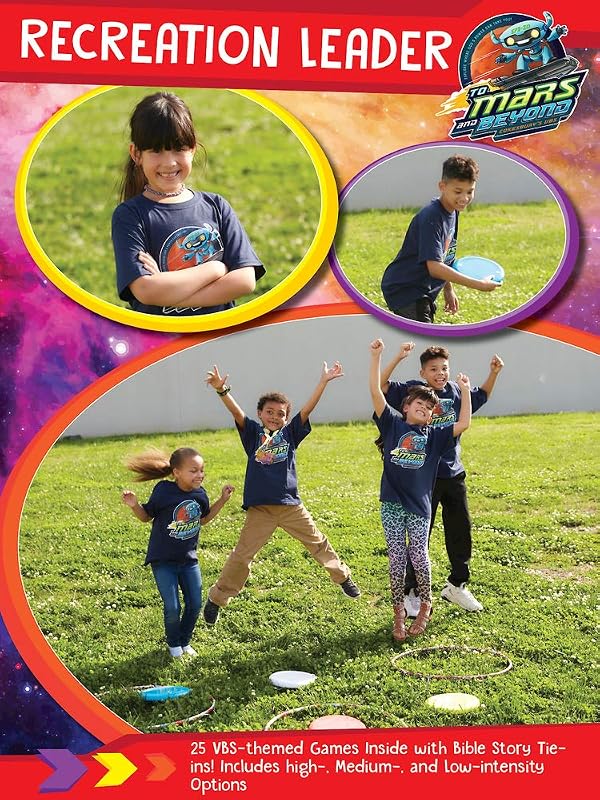 Vacation Bible School (VBS) To Mars and Beyond Recreation Leader: Explore Where God's Power Can Take You! by Cokesbury