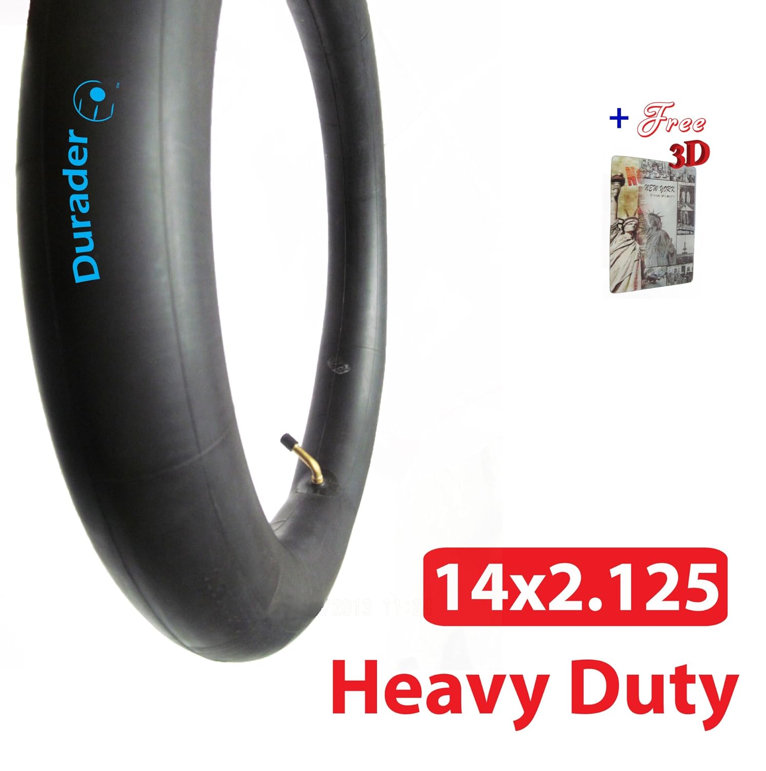 

14x2.125 Inner Tube with Angled Valve for Electric Bike
