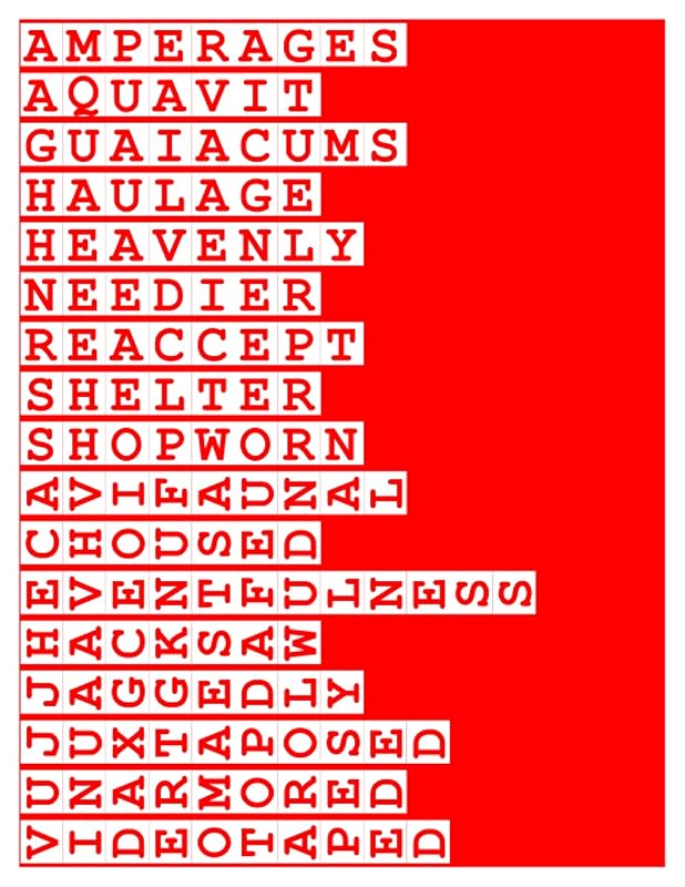 256 Cutout Crossword Puzzles Created by Francis Gurtowski by Francis Gurtowski