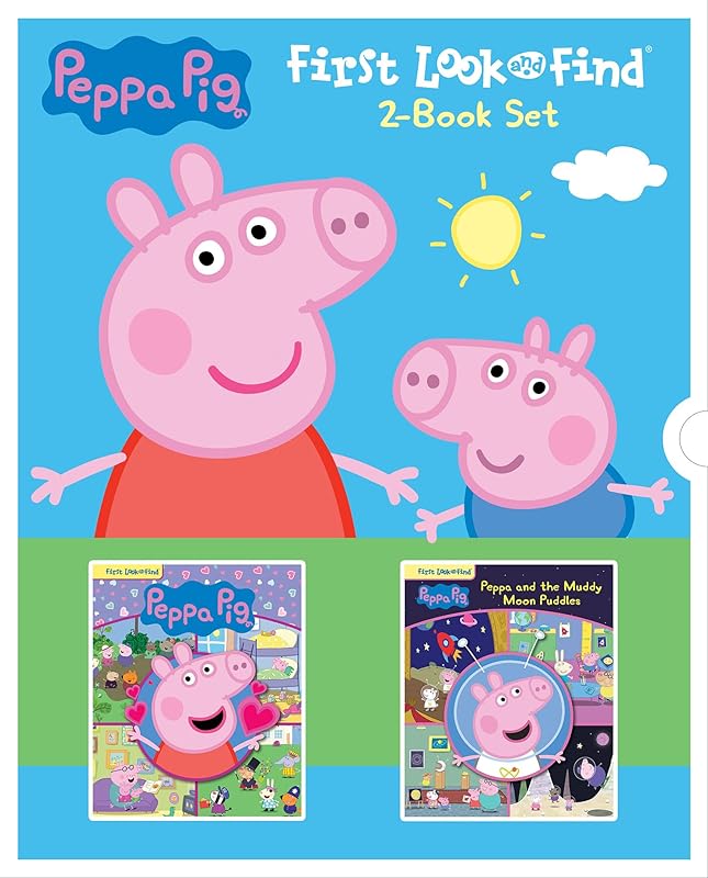 Peppa Pig: First Look and Find 2-Book Set by PI Kids