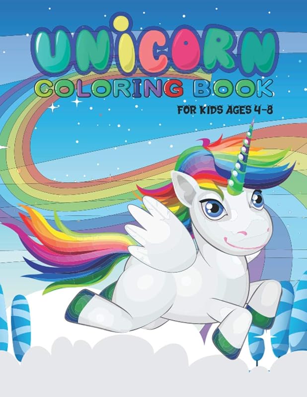 Unicorn Coloring Book: Magical Unicorn and Farting Animal Coloring and Activity Book For Kids. by Priyanka Press