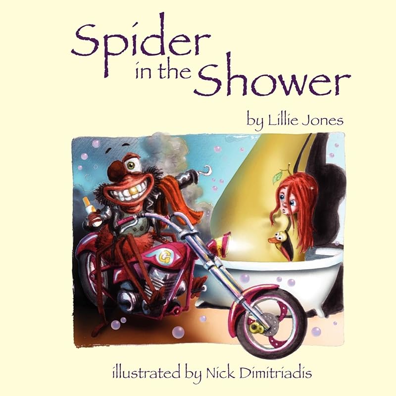 Spider in the Shower by Lillie Jones