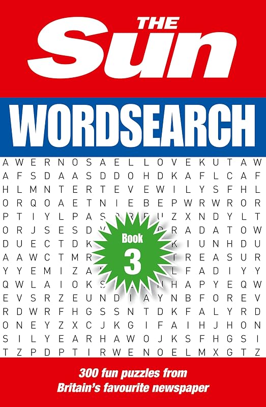 The Sun Wordsearch Book 3: 200 Brain-Teasing Puzzles by The Sun