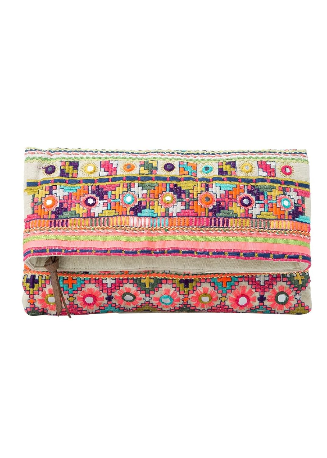 

Mango Women's Ethnic Embroidery Clutch