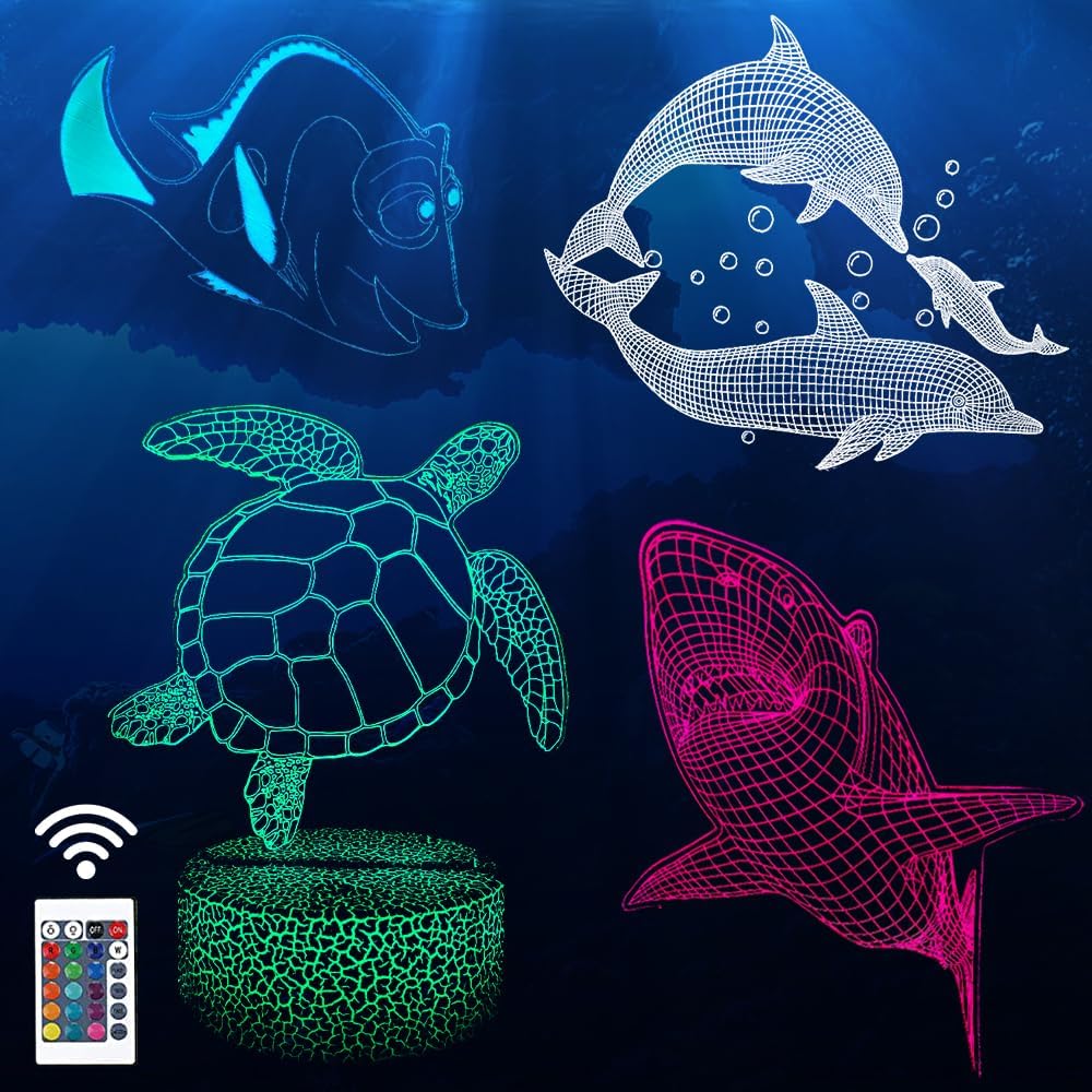 3D LED Panda Night Light - Remote Control, Touch Switch, 16 Color Changing Table Lamp For Bedroom Decor