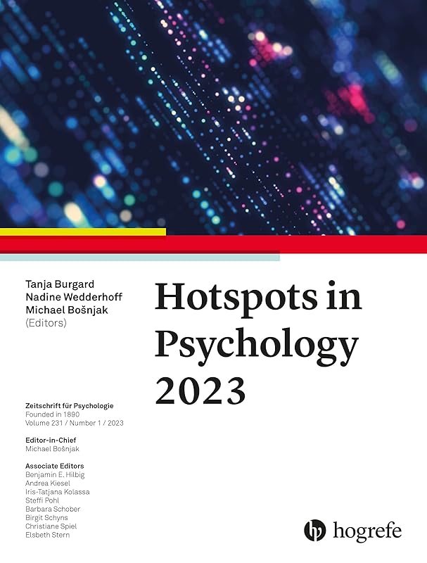 Hotspots in Psychology 2023 (1) (Zeitschrift für Psychologie, 231) by Tanja Burgard