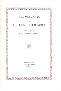 Life of George Herbert by Izaak Walton