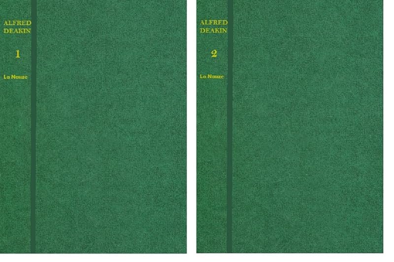 Alfred Deakin Biography / J A La Nauze / John La Nauze -- 2 VOLUME SET (Melbourne UP Australia Books) by unknown author