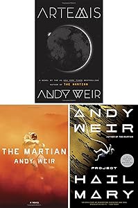 Andy Weir's 3-Book Collection Set (Project Hail Mary, Artemis, the Martian)