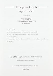 European Carols before 1750