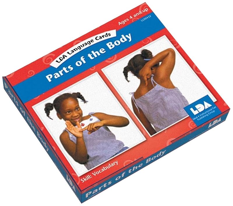 Parts of the Body Language Cards (Spanish, English, French and German Edition) by Carson-Dellosa Publishing