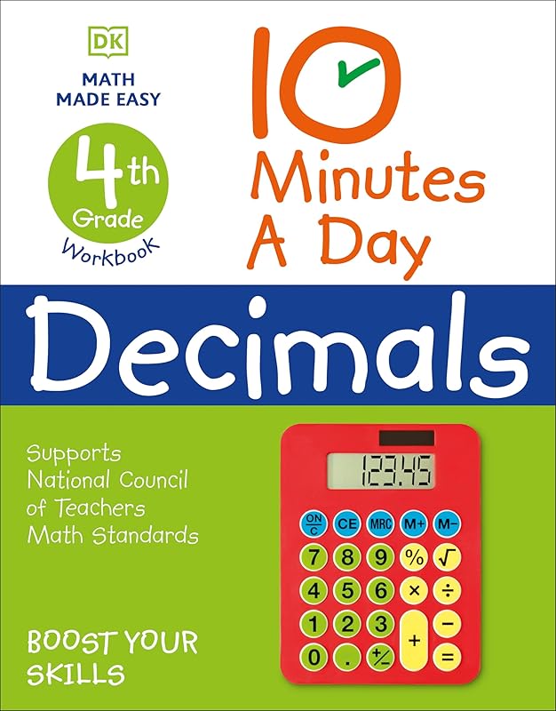 10 Minutes a Day Decimals, 4th Grade by DK