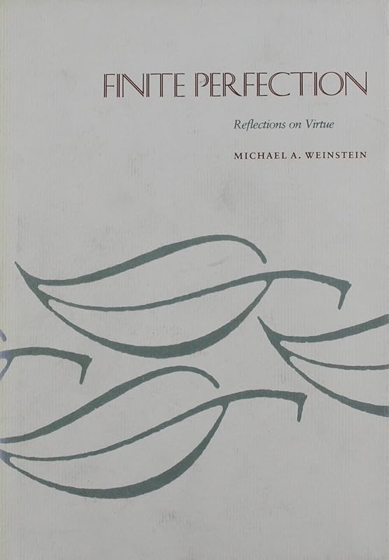 Finite Perfection: Reflections on Virtue by Michael A. Weinstein