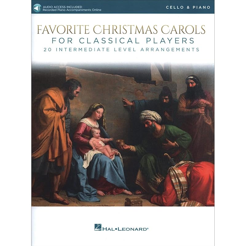 Favorite Christmas Carols for Classical Players - Cello and Piano (Book/Online Audio) by Various