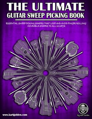 The Ultimate Guitar Sweep Picking Book: Learn Essential Arpeggio Sweep Shapes That Loop In Any Key (The Ultimate Guitar Books)